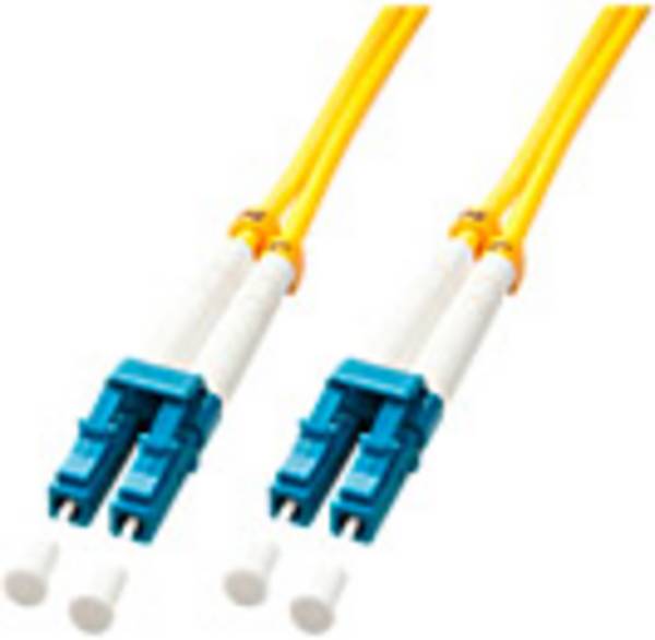LINDY 47450 staklena vlakna svjetlovodi priključni kabel 1.00 m višebojna [2x LC - 2x LC] 9/125 µ Singlemode OS2