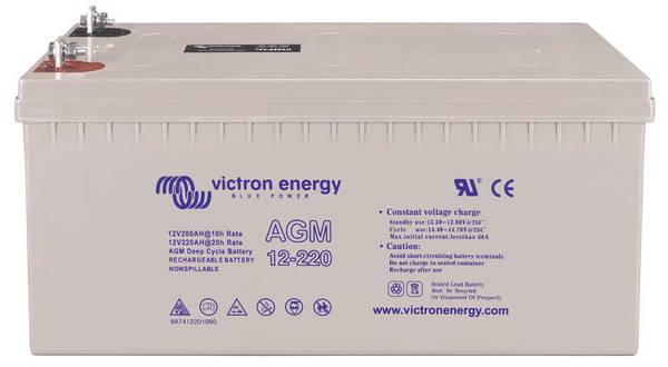 Victron Energy Deep Cycle BAT412201084 olovni akumulator 12 V 220 Ah olovno-koprenasti (Š x V x D) 238 x 522 x 240 mm  ciklus postojanosti