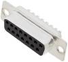 encitech DB15-SS 2101-0180-12 ženski konektor D-Sub 180 ° Broj polova (broj): 15 lemni kup 1 St. Tray