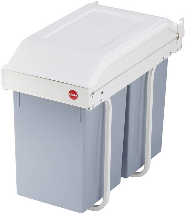 Hailo Multi-Box Duo L 3659-001 sustav za separaciju otpada 28 l čelični lim (Š x V x D) 262 x 505 x 448 mm siva, bijela  1 St.