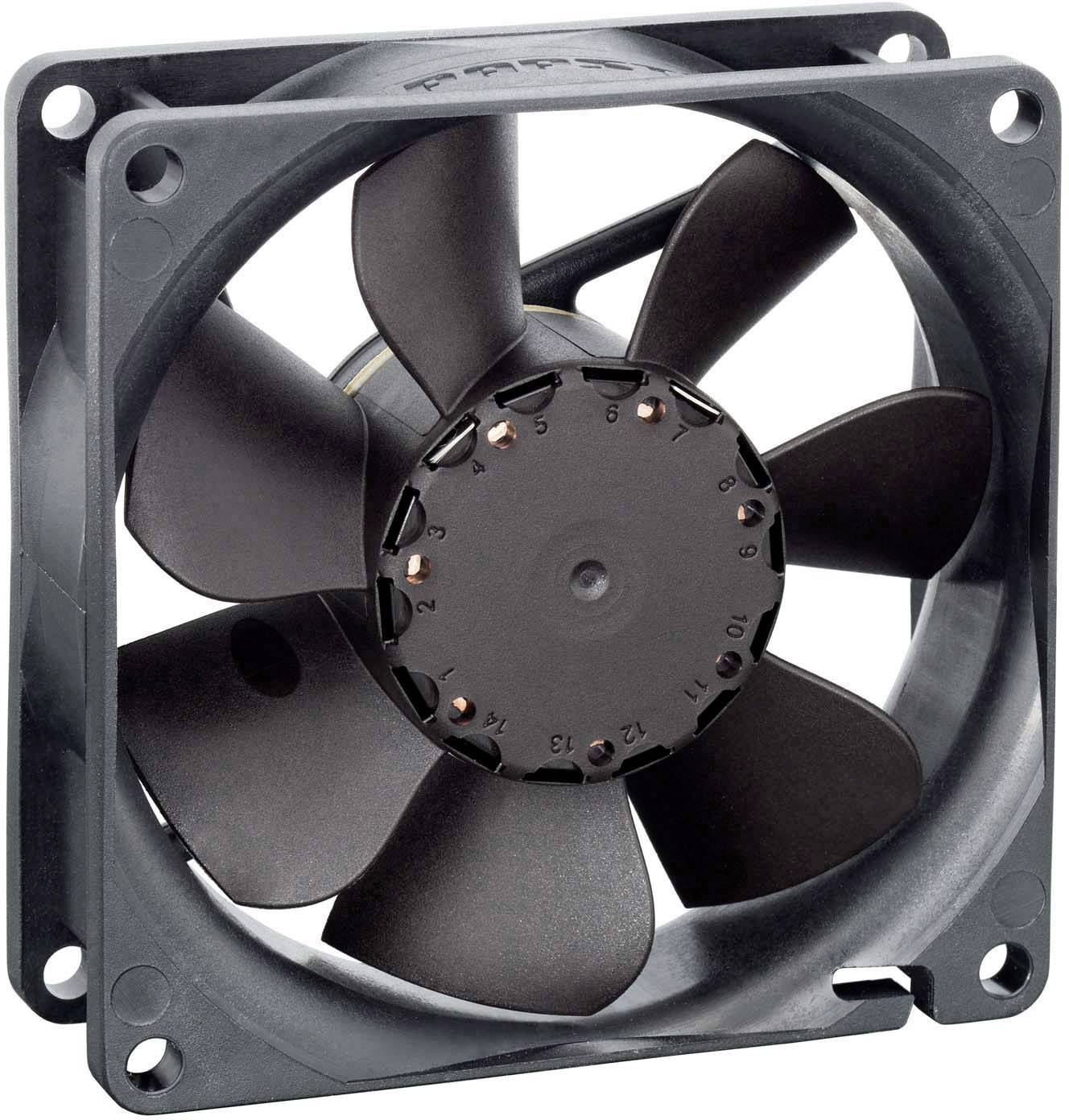 EBM Papst 8414NL Axiaalventilator 24 V/DC 30 m³/h (l x b x h) 25.4 x 80 x 80 mm