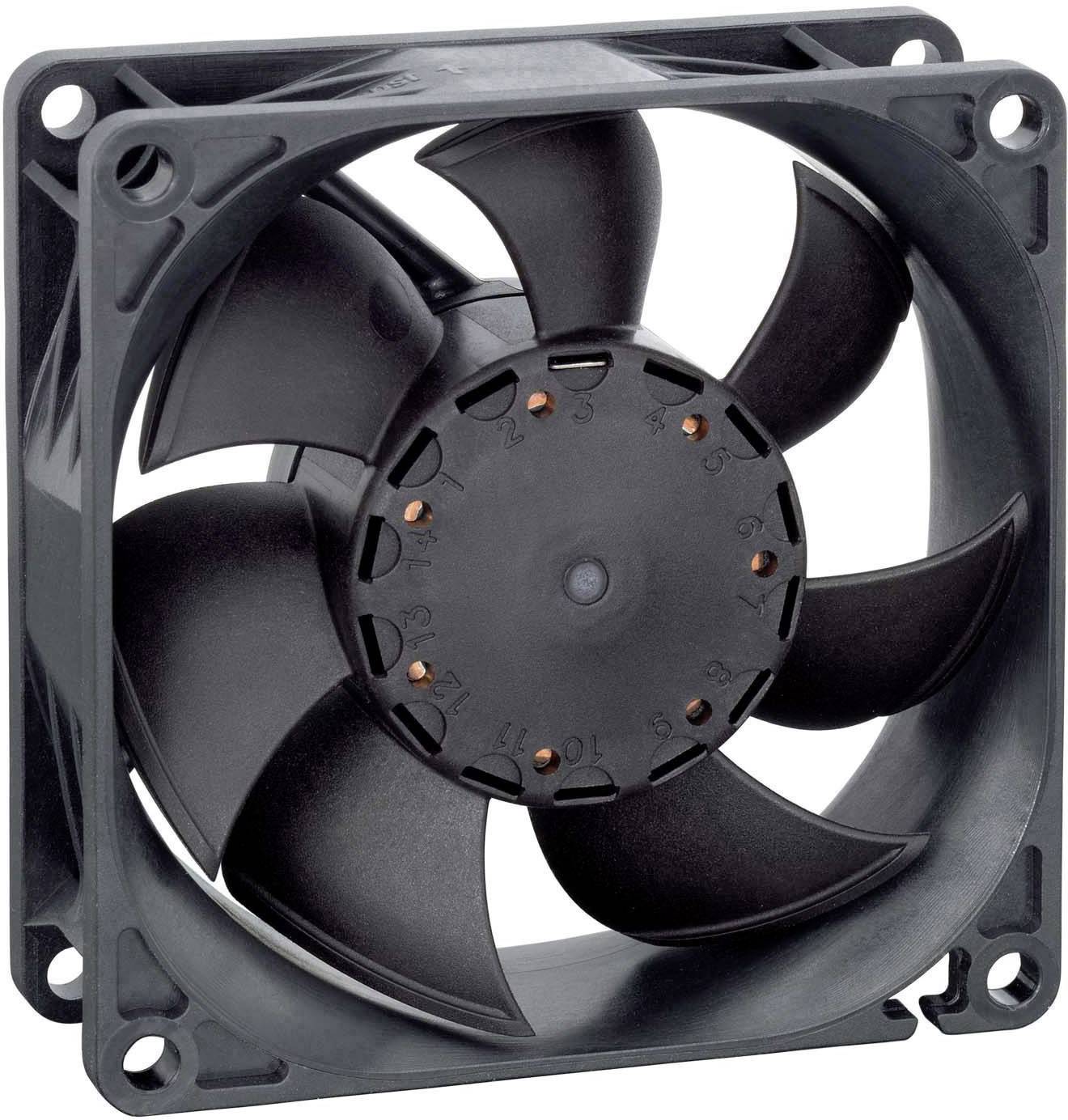 EBM Papst 8452/2 HHP Axiaalventilator 12 V/DC 82 m³/h (l x b x h) 25 x 80 x 80 mm