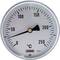 Analogni termometar pokazuje oko 75°C; skaliran od 0 do 250°C.