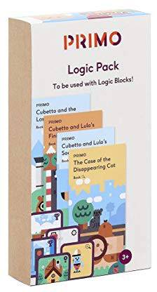 Paket 'PRIMO Logic Pack' s knjigama i karticama za učenje logike, prigodan za djecu od 3 godine.