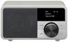Sangean Genuine Mini DDR-7 desktop radio DAB+ (1012), UKW (1014) AUX, Bluetooth® srebrna