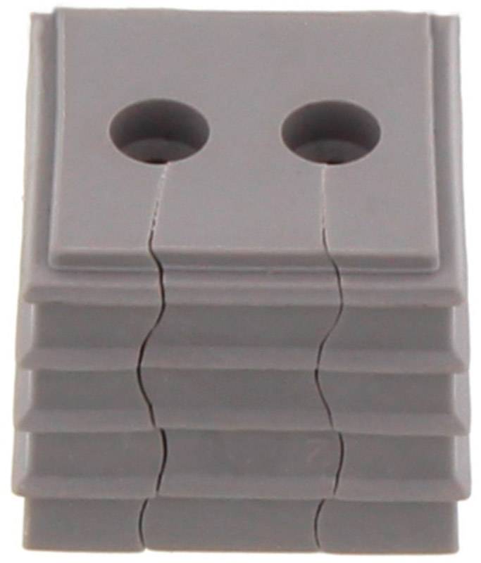 Weidmüller CABTITE SE 2/4-5 SML GY Dicht-inzetstuk Diameter montagegat 5 mm Klem-Ø (max.) 5 mm TPE (geurloos rubbermengsel) Lichtgrijs 10 stuk(s)