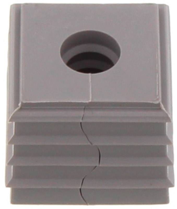 Weidmüller CABTITE SE 7-8 SML GY Dicht-inzetstuk Gegroefd, Halogeenvrij, Met trekontlasting, Open, Waterdicht Diameter montagegat 8 mm Klem-Ø (max.) 8 mm TPE