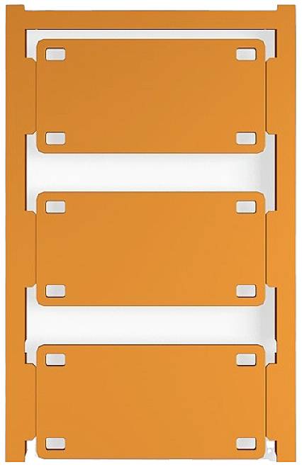 Weidmüller 1490710000 SFX 30/60 MC NE OR Kabelmarkeringssysteem Markeringsvlak: 30 x 45 mm Oranje Aantal markeringen: 30 30 stuk(s)