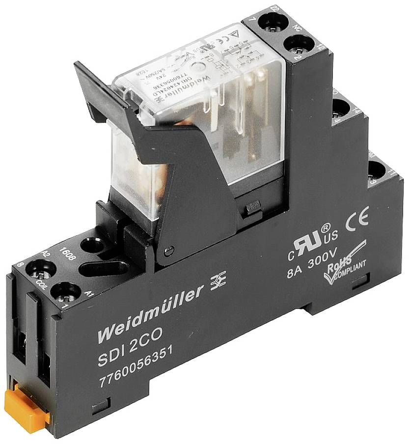 Weidm&uuml;ller DRIKIT 110VDC 2CO LD Relaismodule (modulair) Nominale spanning: 110 V/DC Schakelstroom (max.): 5 A 2x wisselcontact 10 stuk(s)