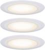 Paulmann LED ugradno svjetlo za kupaonicu 3-dijelni komplet 19.5 W IP44 satenasta, bijela