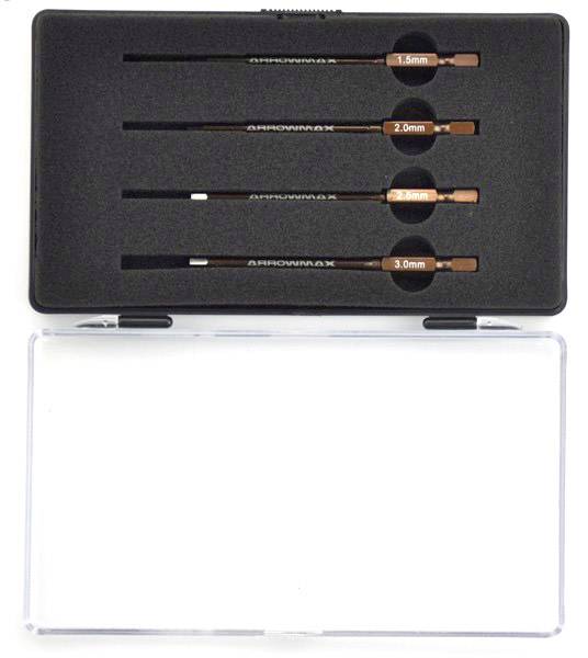 ArrowMax AM-500902 Gereedschapsset 4 zeskantkop maat: 1.5, 2, 2.5, 3