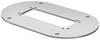 6290124 podna ploča ISSBP70140WA 205 mm bijeli aluminij 1 St.
