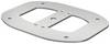 6290348 podna ploča ISSBPDM45WA 185 mm bijeli aluminij 1 St.