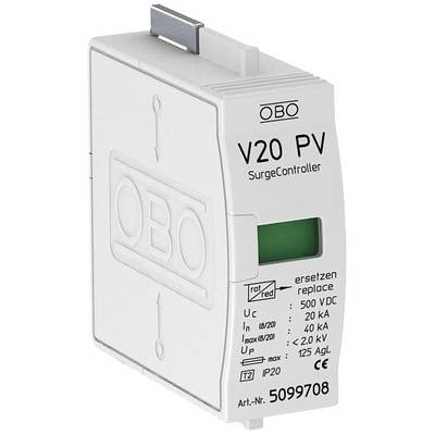 OBO Bettermann 5099708 V20-C 0-500PV odvodnik prenapona 20 kA 1 St.-0