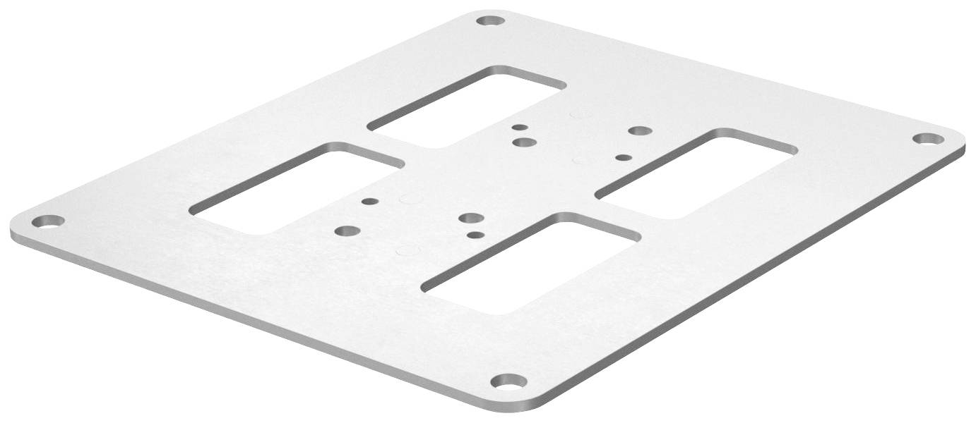 OBO Bettermann ISSBP140110RW voor Vloerplaat 170 mm Zuiver wit 1 stuk(s)