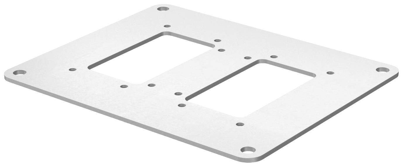 OBO Bettermann ISSBP140100RW voor Vloerplaat 200 mm Zuiver wit 1 stuk(s)