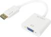 LogiLink CV0059B DisplayPort adapter [1x muški konektor DisplayPort - 1x ženski konektor VGA] bijela 15.00 cm