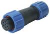 Deltron Connectors DELKSP1310/S7I okrugli konektori žženski konektor, ravni Ukupan broj polova: 7 1 St.