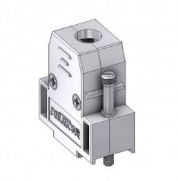 Deltron Connectors CTLM09SM3 Broj polova (broj): 9 umjetna masa, metalizirana 180 ° metalna 1 St.