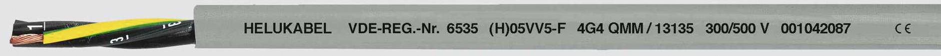 HELU (H)05VV5-F Stuurstroomkabel 3 G 4 mm² Grijs 13134-500 500 m