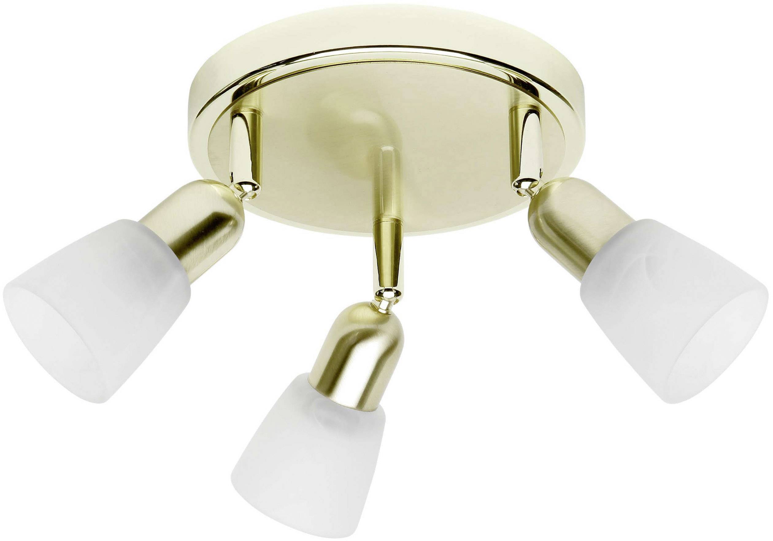 Brilliant Sofia 55334/18 stropni reflektor LED E14 120 W mjedena, alabaster