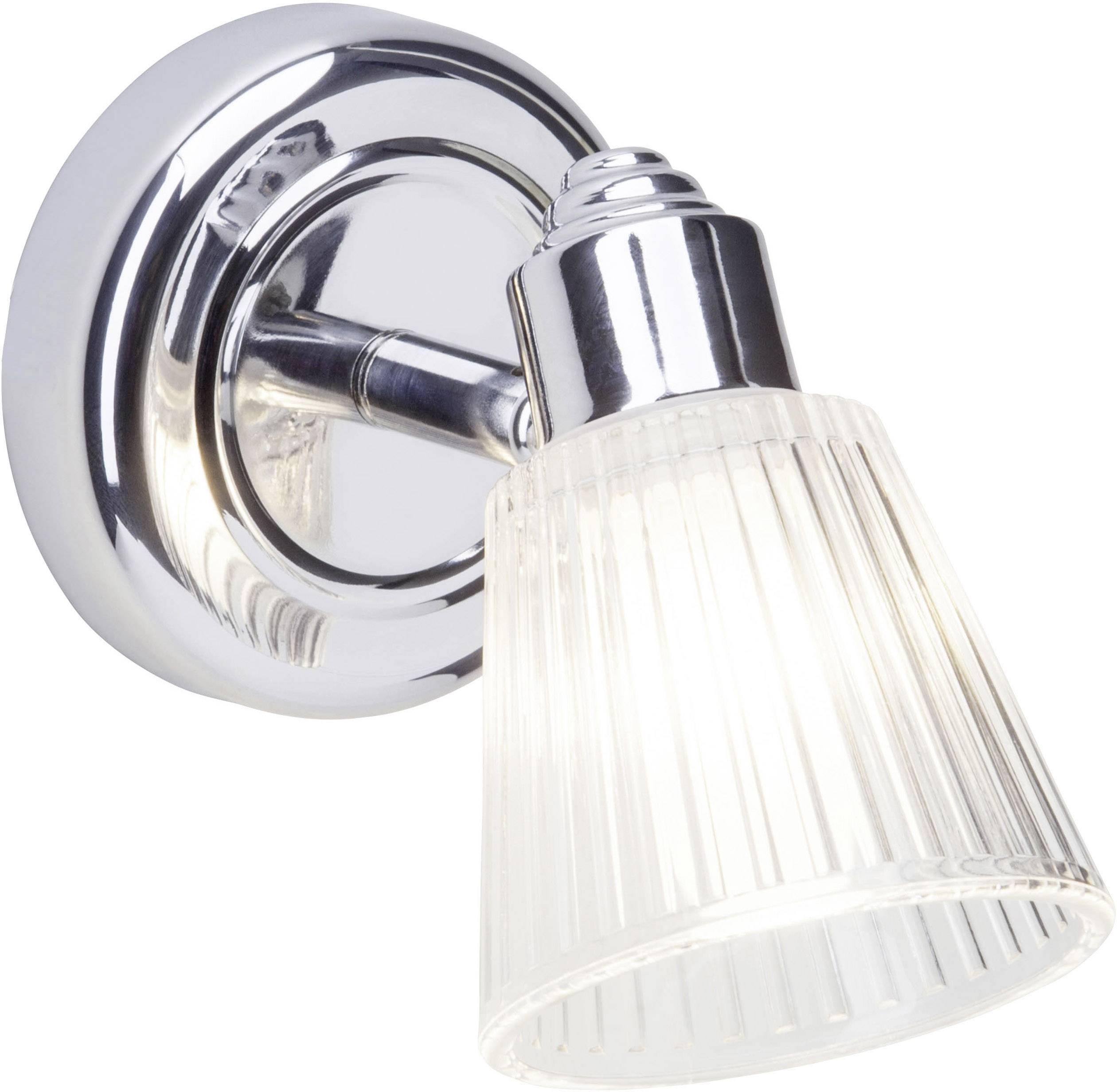 Brilliant Leeds 34810/15 zidno svjetlo za kupaonicu 28 W krom boja, prozirna