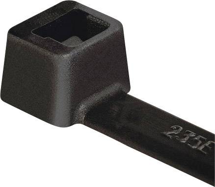 HellermannTyton 112-03060 T30R-PA66UV-BK Kabelbinder 148 mm 3.60 mm Zwart UV-gestabiliseerd 100 stuk(s)