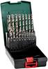Metabo 627097000 metal-spiralno svrdlo-komplet 19-dijelni 1 mm, 1.5 mm, 2 mm, 2.5 mm, 3 mm, 3.5 mm, 4 mm, 4.5 mm, 5 mm, 5.5 mm, 6 mm, 6.5 mm, 7 mm, 7.5 mm, 8 mm, 8.5 mm, 9 mm, 9.5 mm, 10 mm 1 St.