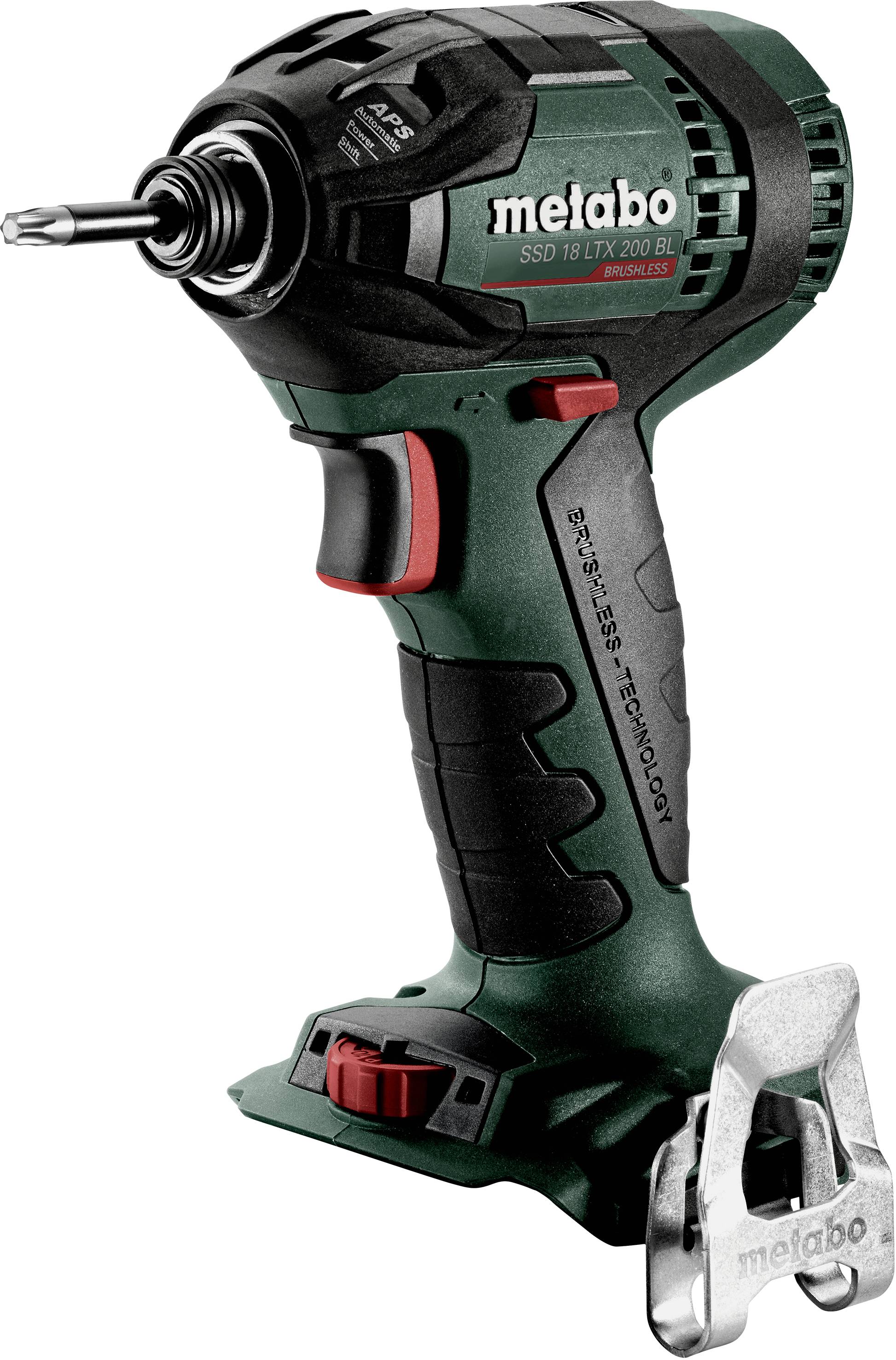 Metabo SSD 18 LTX 200 BL 602396890 Slagskruvdragare batteri 18 V Li-Ion exkl. batteri/laddare