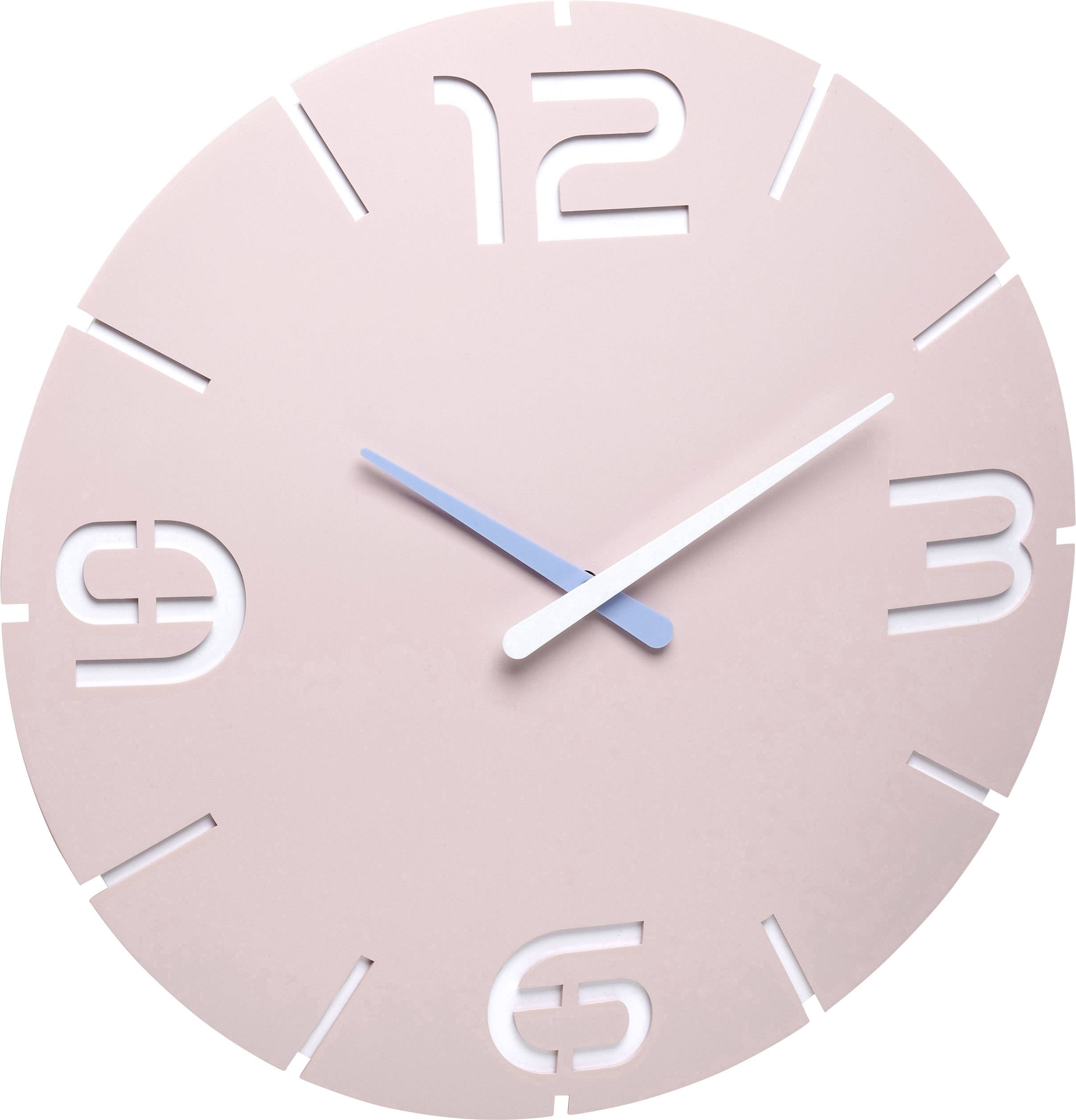 TFA Dostmann 60.3536.16 Wandklok Zendergestuurd 35 cm x 35 mm Roze