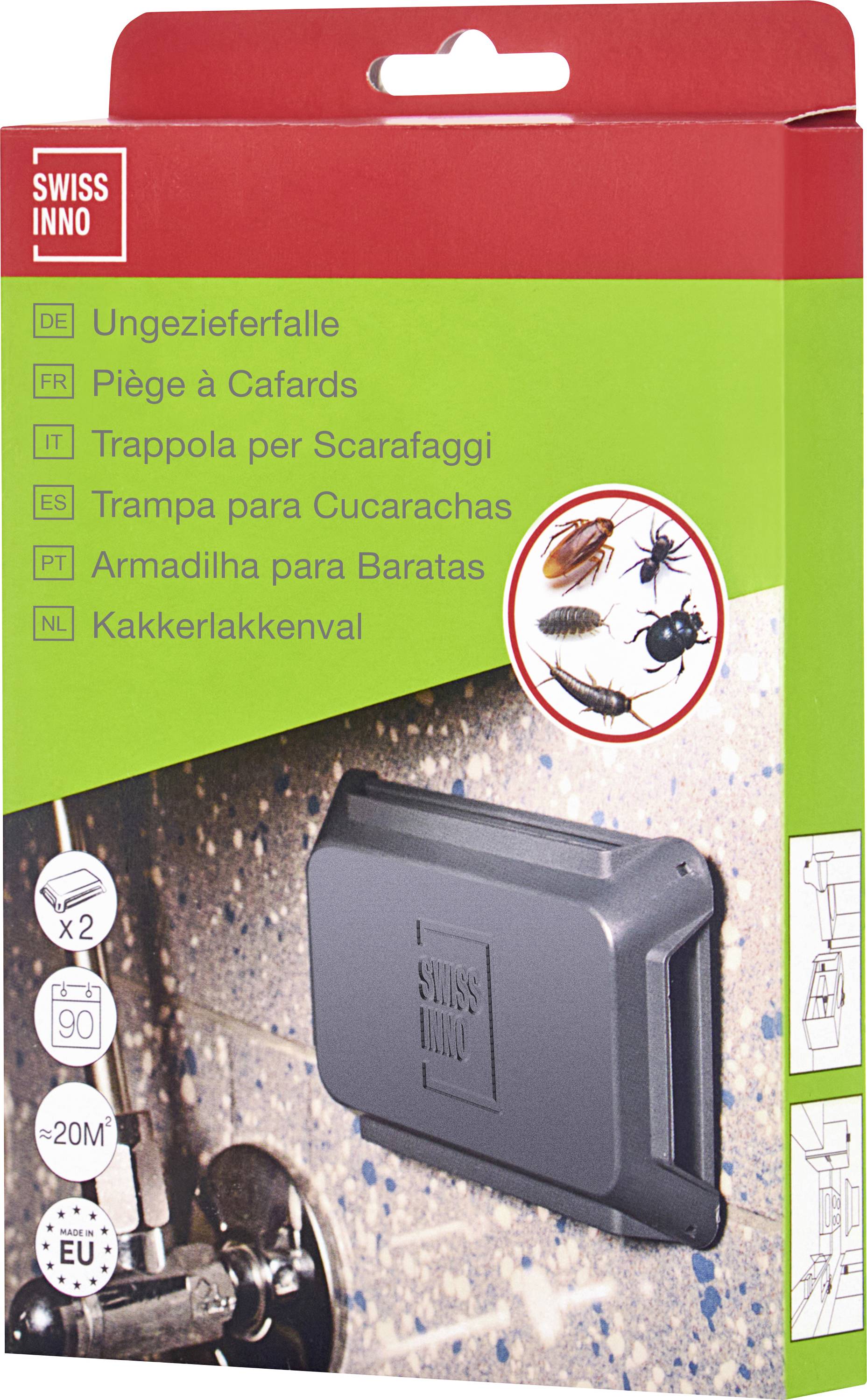 Swissinno Natural-Control Ongedierteval Functies: Lokstof 2 stuk(s)