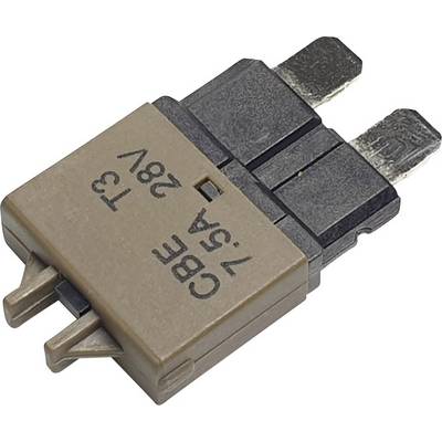Elektronički automatski osigurač s oznakom 'CBE 32V 7.5A'. Koristi se za zaštitu električnih strujnih krugova od preopterećenja.