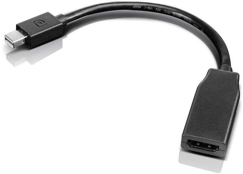 Adapter kabel s utičnicom Mini DisplayPort i priključkom HDMI za povezivanje računala s HDMI-kompatibilnim zaslonima.