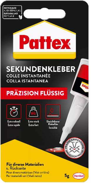 Pattex Präzision trenutno ljepilo PSK5C 5 g-1