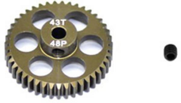 ArrowMax  mali zupčanik motora Tip modula: 48 DP Promjer bušotine: 3.175 mm Broj zubaca: 43