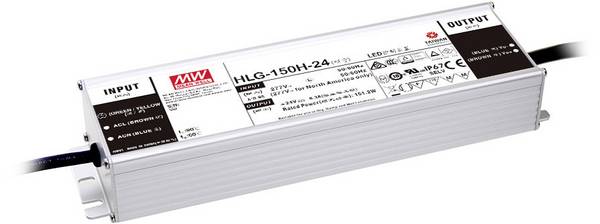 MEAN WELL HLG-150H-12AB LED pogonski sklop  konstantni napon 150 W 7.5 - 12.5 A 10.8 - 13.5 V/DC zatamnjivanje, 3 u 1 funkcija zatamnjivanja, prilagodljiv, pfc krug, vanjski, zaštita od preopterećenja, preopterećenje, montaža na zapaljive površine, odobrenje namještaj 1 St.