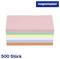 Blokovi šarenog papira u pastelnim bojama, složeni jedan na drugi. Gore desno logotip 'magnetoplan'. Dolje lijevo piše '500 komada'.