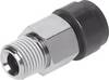 FESTO priključni nastavak 160502 QS-V0-1/4-6 Vanjski navoj: 1/4" (6.3 mm) Ø cijevi: 6 mm Promjer slavine: 6 mm 1 St.