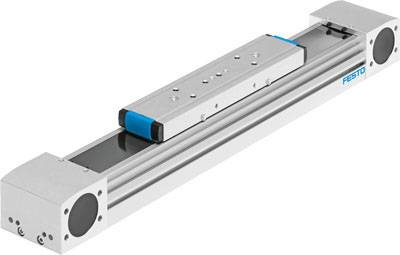 Linearna jedinica od metala s klizačem na vodilici. Pogodna za precizne pokrete u automatizacijskoj tehnici.