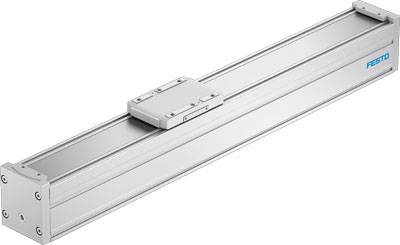 Linearni pogon od aluminija tvrtke Festo sa klizačem za precizno kretanje u automatizacijskim sustavima.