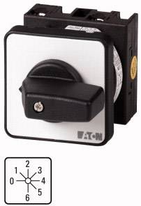 Eaton T0-3-145/E Wisselschakelaar 3 inbouwplaatsen 20 690 V 1 x 45 ° Zwart 1 stuk(s) Piece