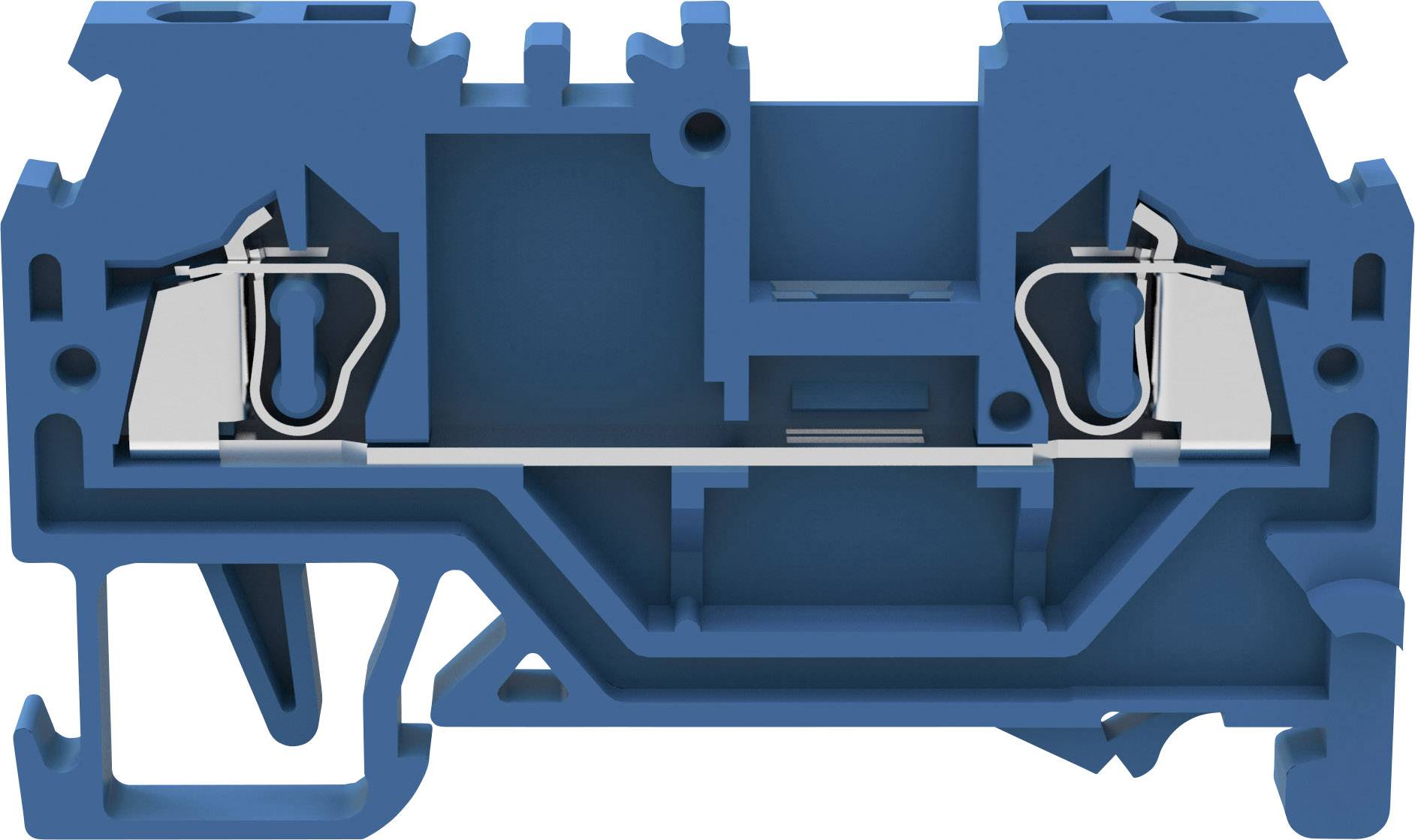 Degson WS1.5-01P-12-00A(H) Doorgangsklem Veerklem Blauw 1 stuk(s)
