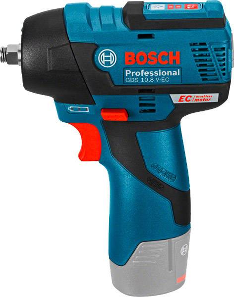 Bosch Professional Bosch GDS 12V-115 Professional - Schlagschrauber 06019E0101 Mutterdragare batteri 12 V Antal batterier som ing&aring;r 0 Li-Ion borstfri