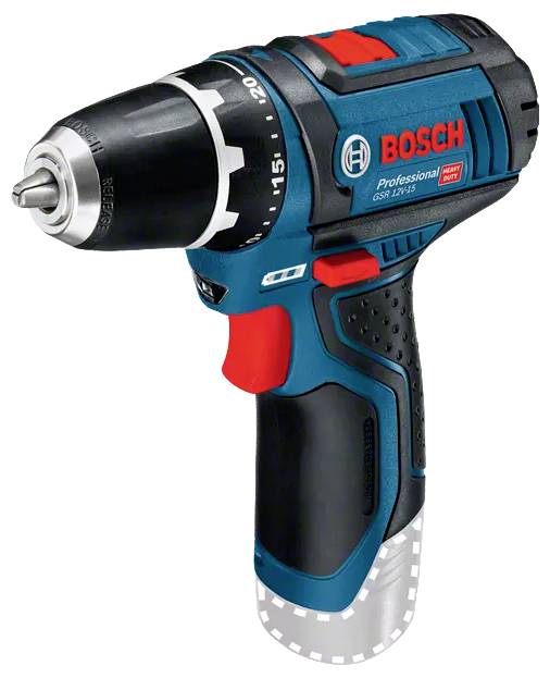 Bosch Professional GSR 12V-15 0601868101 Borrskruvdragare batteri 12 V Li-Ion