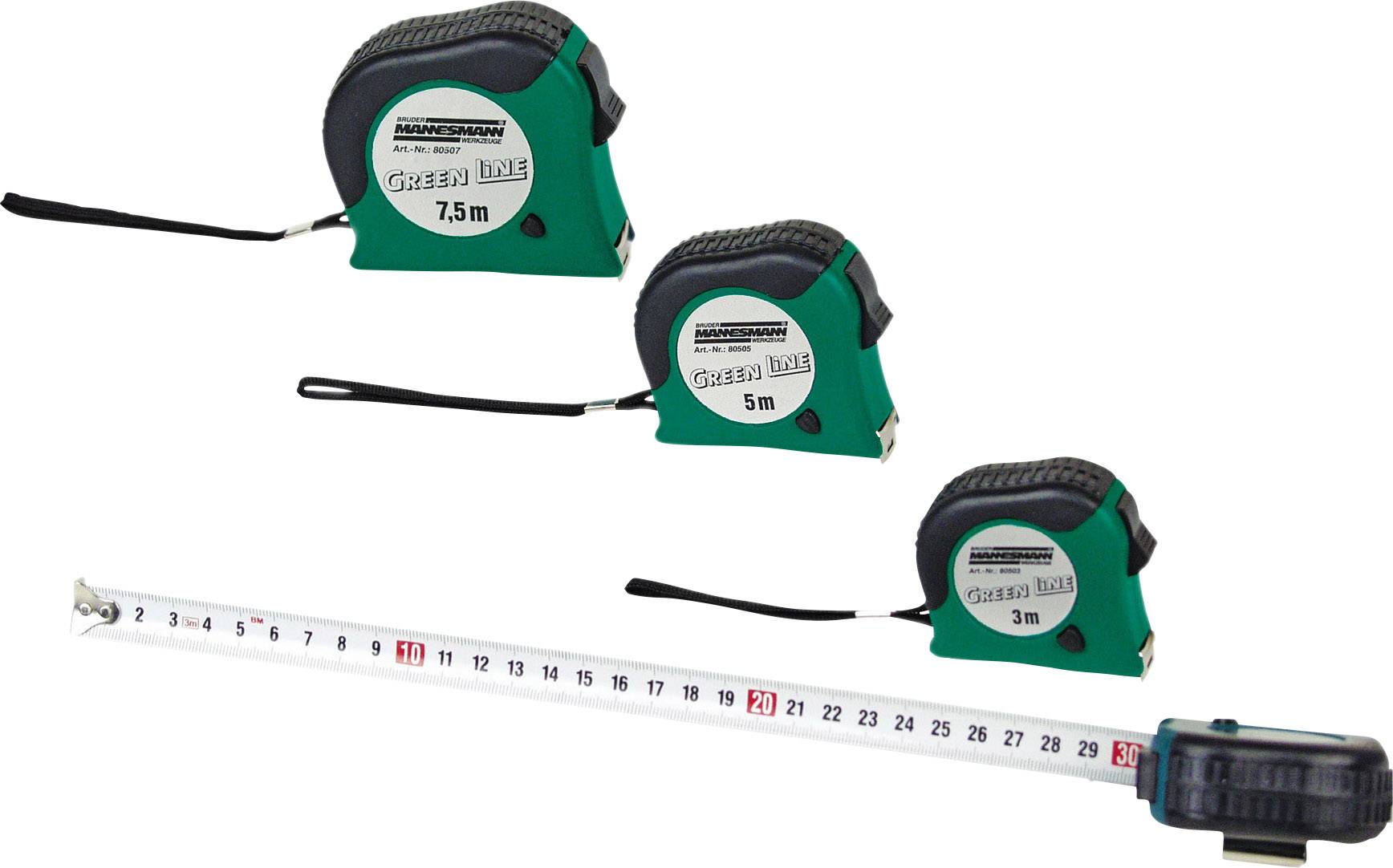 Brüder Mannesmann M80505 Rolmaat 5.0 m Metaal