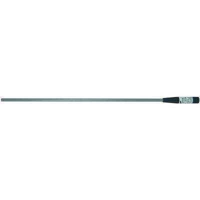 Zelena olovka s crnim vrhom leži horizontalno, s natpisom 'Faber-Castell' na gornjem kraju.