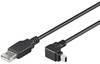 TECHly USB kabel USB 2.0 USB-A utikač, USB-Mini-A utikač 1.80 m crna sa zaštitom ICOC-MUSB-AA-018ANG