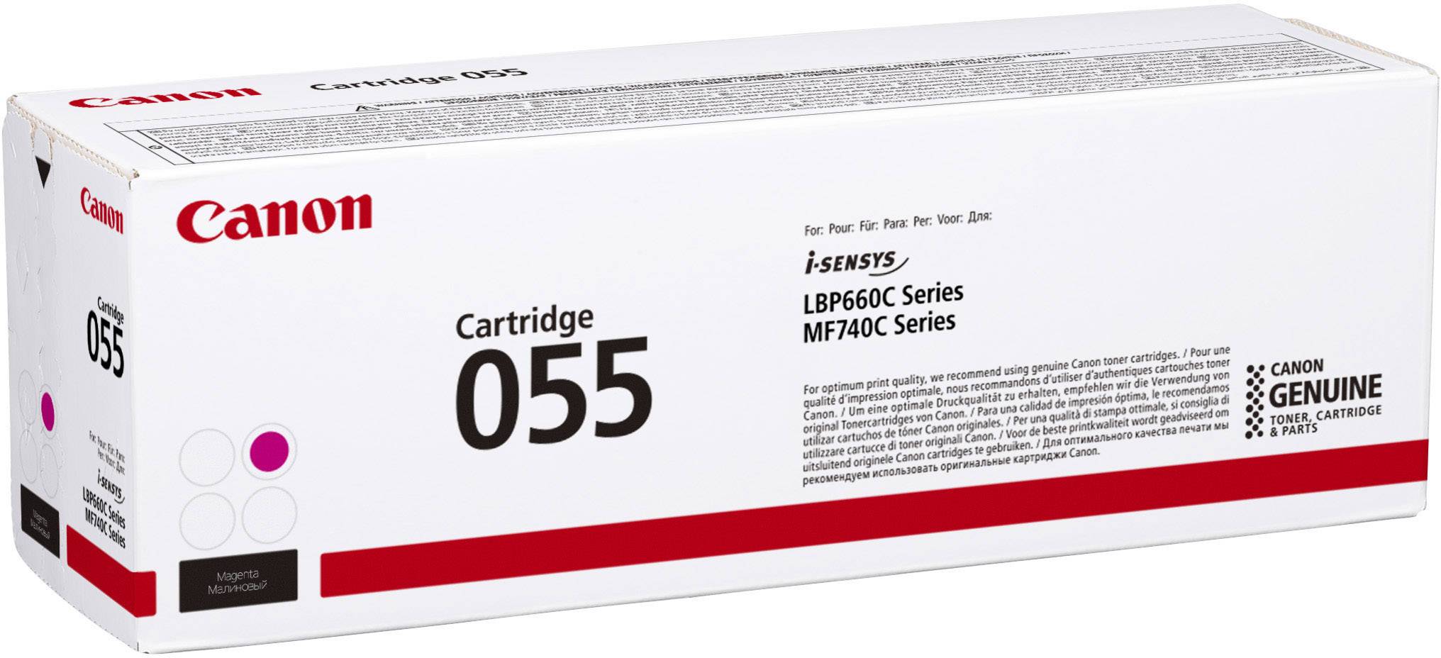 Canon 055 toner kazeta, kompatibilna s LBP660C i MF740C serijama. Sadržava originalni Canon toner.