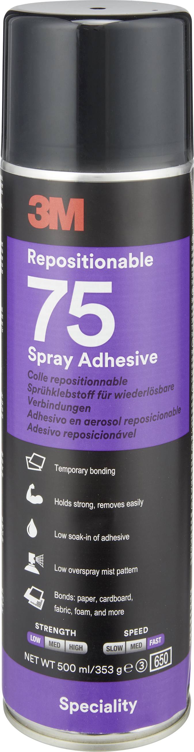 3M ljepilo u spreju Repositionable 75 500 ml 75