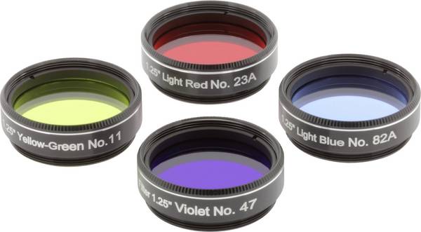 Explore Scientific 0310293 Set 4 Mond & Planeten 6" filtar u boji